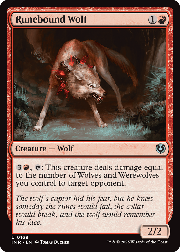 Runebound Wolf [Innistrad Remastered] | Empire Gaming NC