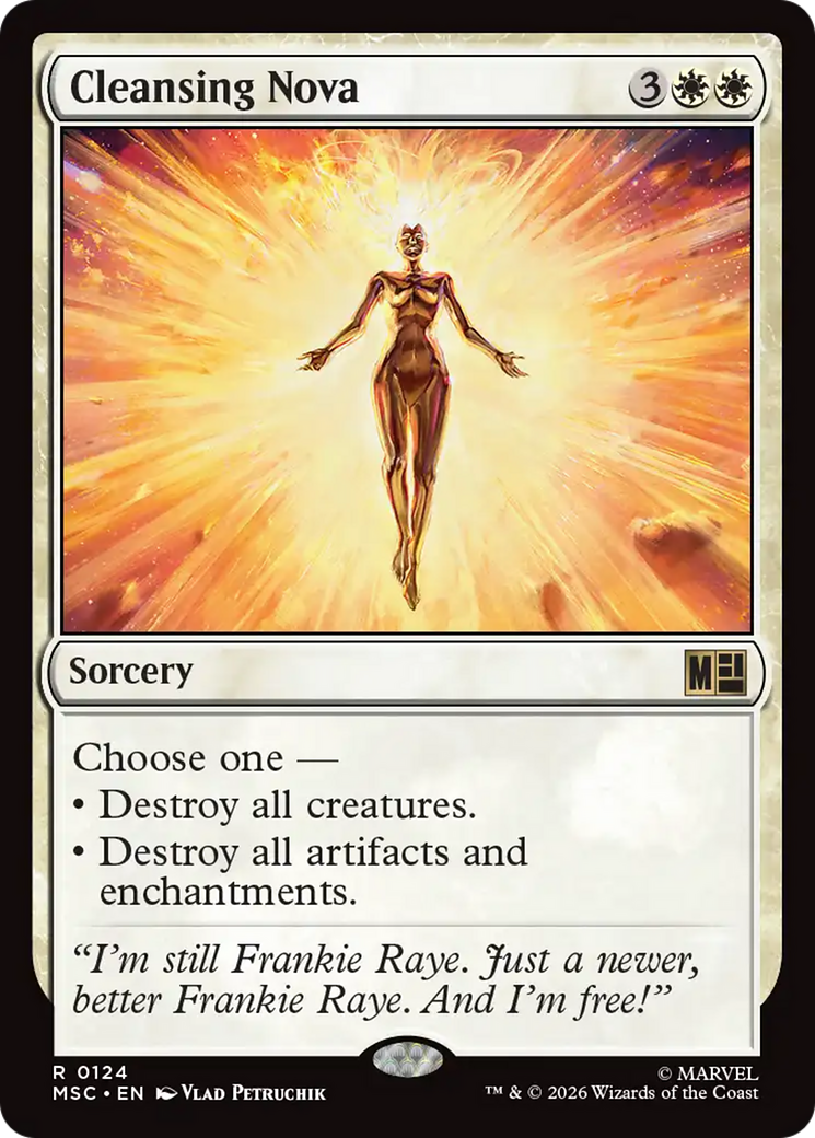 Cleansing Nova (Surge Foil) [Marvel Super Heroes Commander] | Empire Gaming NC