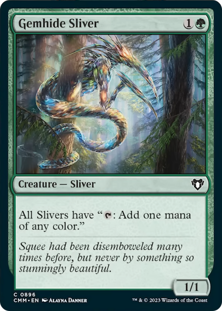 Gemhide Sliver [Commander Masters] | Empire Gaming NC