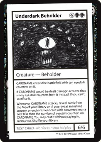 Underdark Beholder (2021 Edition) [Mystery Booster Playtest Cards] | Empire Gaming NC