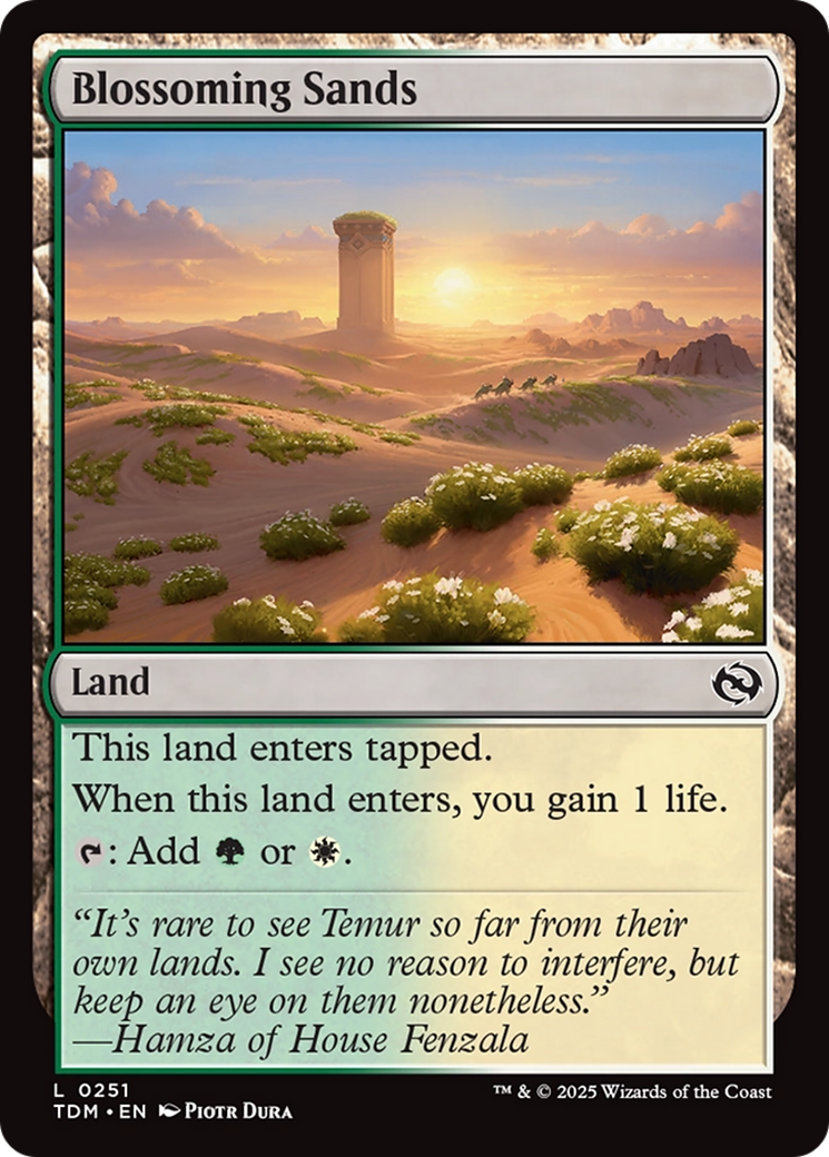 Blossoming Sands [Tarkir: Dragonstorm] | Empire Gaming NC
