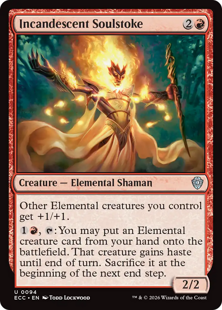 Incandescent Soulstoke [Lorwyn Eclipsed Commander] | Empire Gaming NC