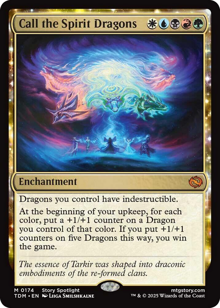 Call the Spirit Dragons [Tarkir: Dragonstorm] | Empire Gaming NC