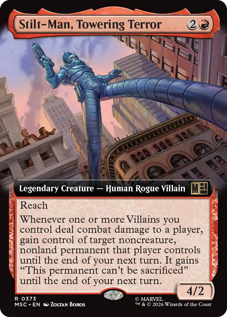 Stilt-Man, Towering Terror (Extended Art) [Marvel Super Heroes Commander] | Empire Gaming NC