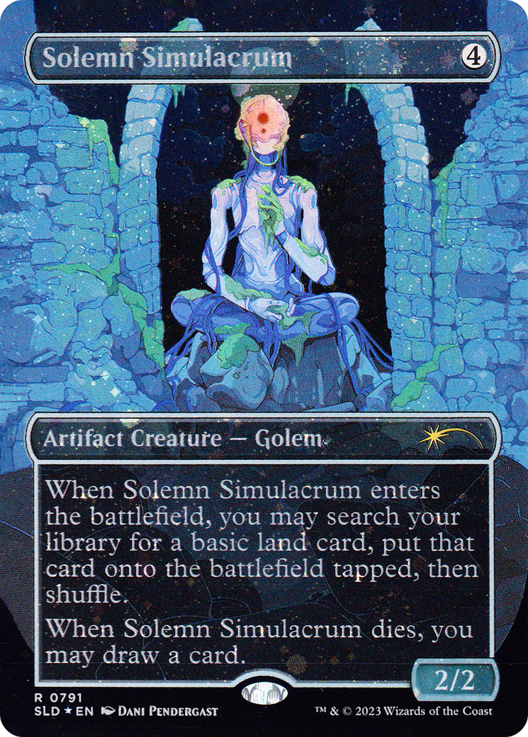 Solemn Simulacrum (1725) (Rainbow Foil) [Secret Lair Drop Series] | Empire Gaming NC