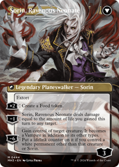 Sorin of House Markov // Sorin, Ravenous Neonate (Borderless) [Modern Horizons 3] | Empire Gaming NC