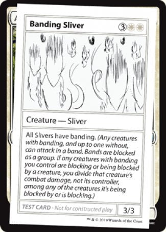 Banding Sliver (2021 Edition) [Mystery Booster Playtest Cards] | Empire Gaming NC