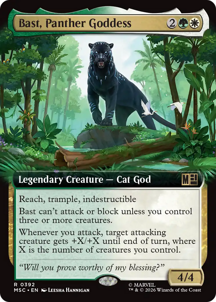 Bast, Panther Goddess (Extended Art) [Marvel Super Heroes Commander] | Empire Gaming NC