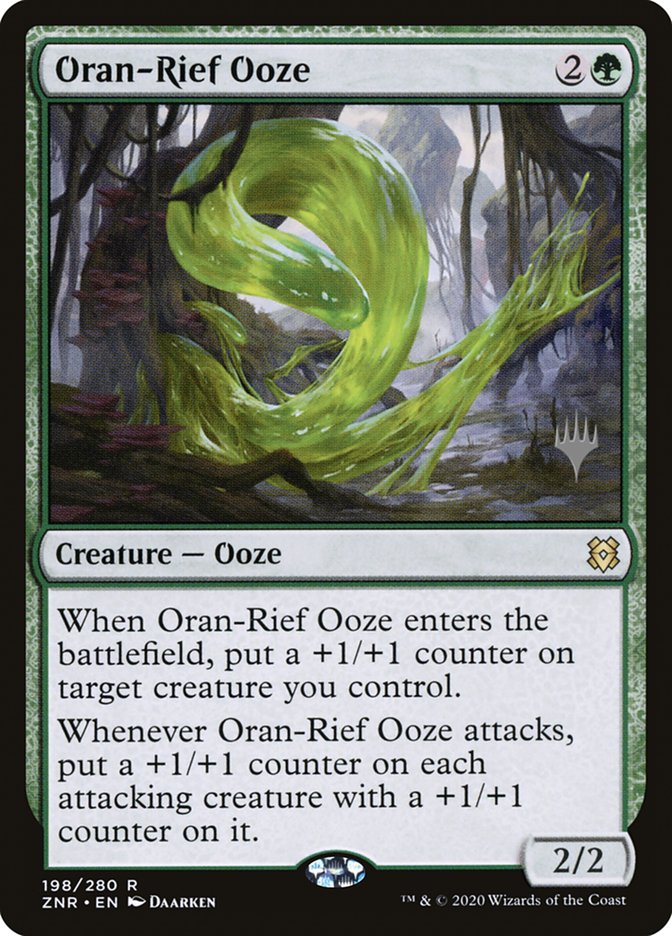Oran-Rief Ooze (Promo Pack) [Zendikar Rising Promos] | Empire Gaming NC