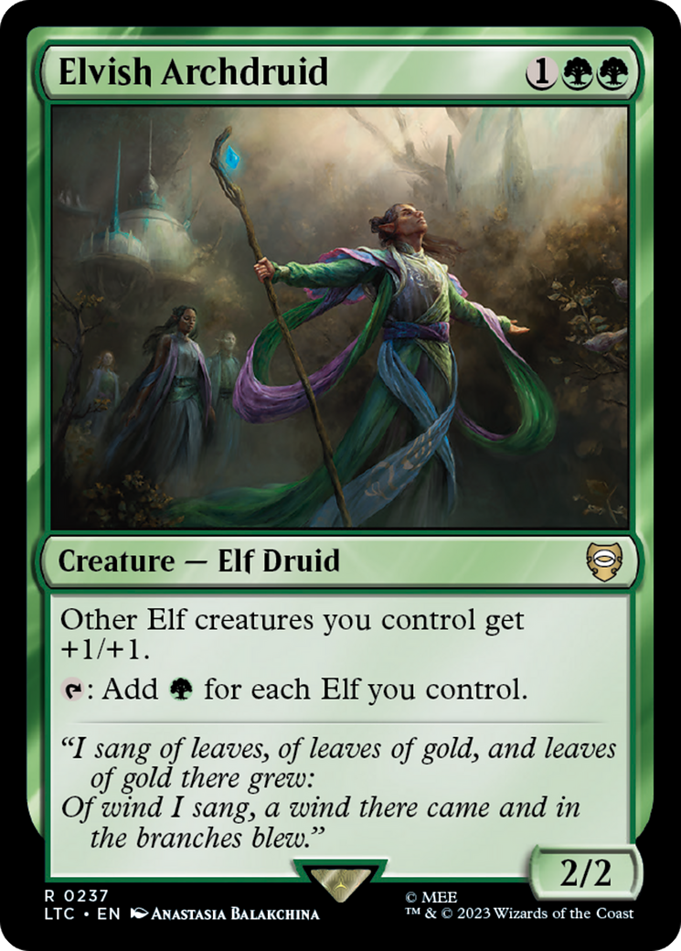 Elvish Archdruid [The Lord of the Rings: Tales of Middle-Earth Commander] | Empire Gaming NC