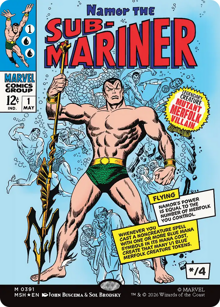 Namor The Sub-Mariner (Borderless) [Marvel Super Heroes] | Empire Gaming NC