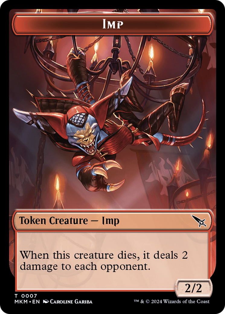 Thopter (0020) // Imp Double-Sided Token [Murders at Karlov Manor Tokens] | Empire Gaming NC