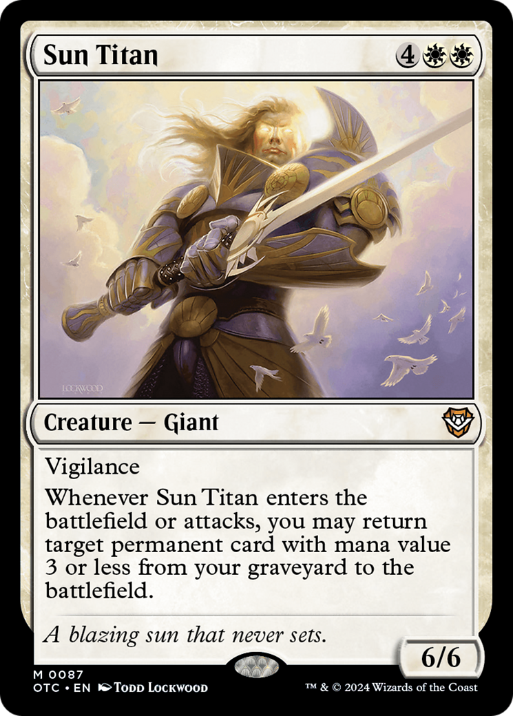 Sun Titan [Outlaws of Thunder Junction Commander] | Empire Gaming NC