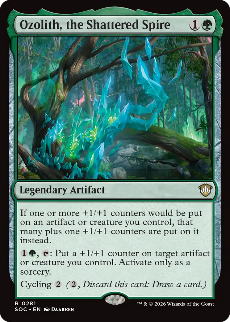 Ozolith, the Shattered Spire [Secrets of Strixhaven Commander] | Empire Gaming NC
