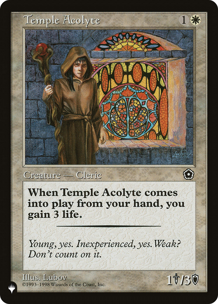 Temple Acolyte [The List] | Empire Gaming NC