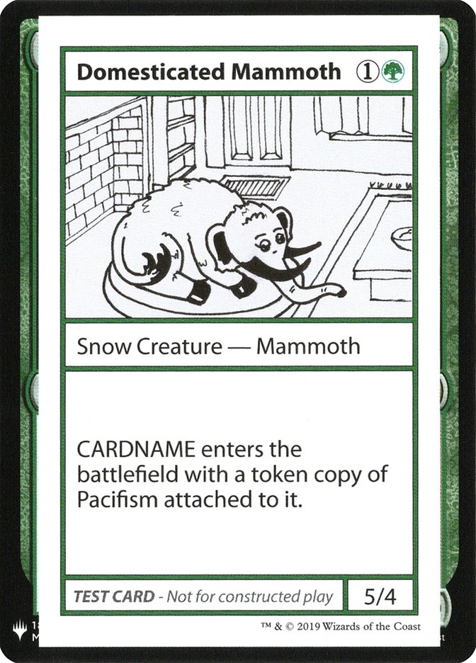 Domesticated Mammoth [Mystery Booster Playtest Cards] | Empire Gaming NC