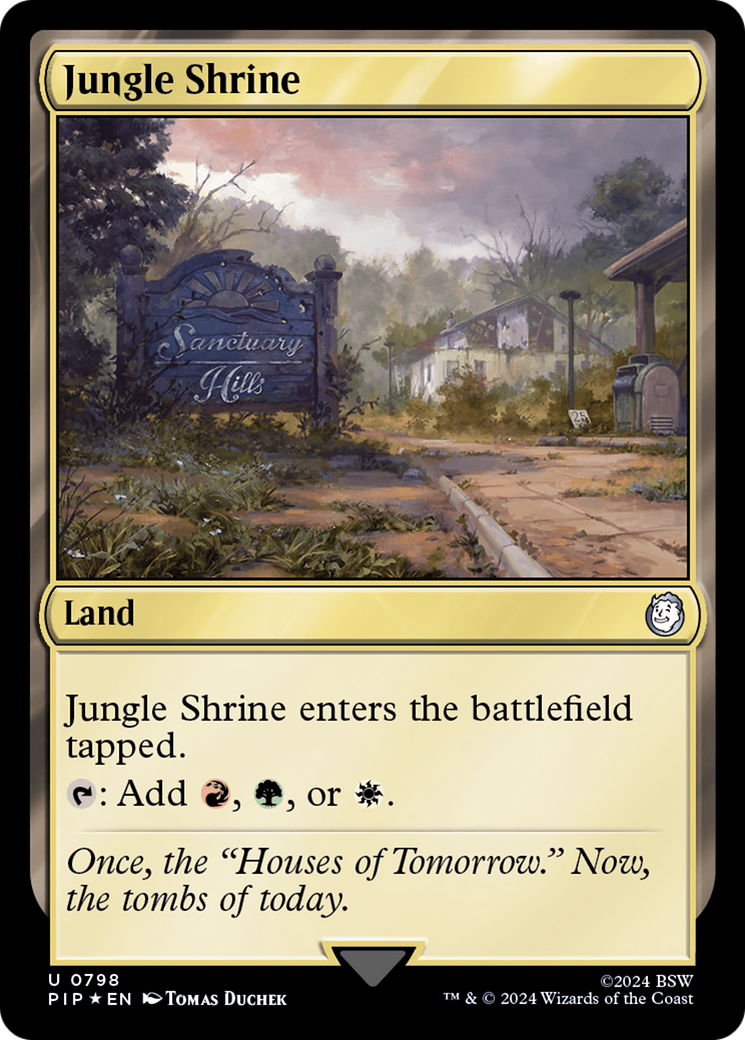 Jungle Shrine (Surge Foil) [Fallout] | Empire Gaming NC