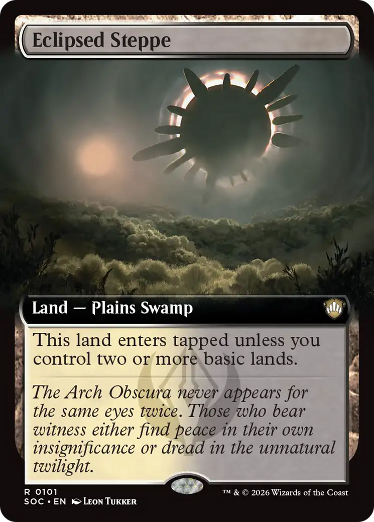 Eclipsed Steppe (Extended Art) [Secrets of Strixhaven Commander] | Empire Gaming NC