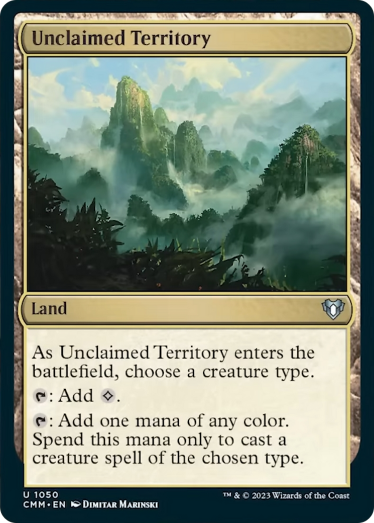 Unclaimed Territory [Commander Masters] | Empire Gaming NC