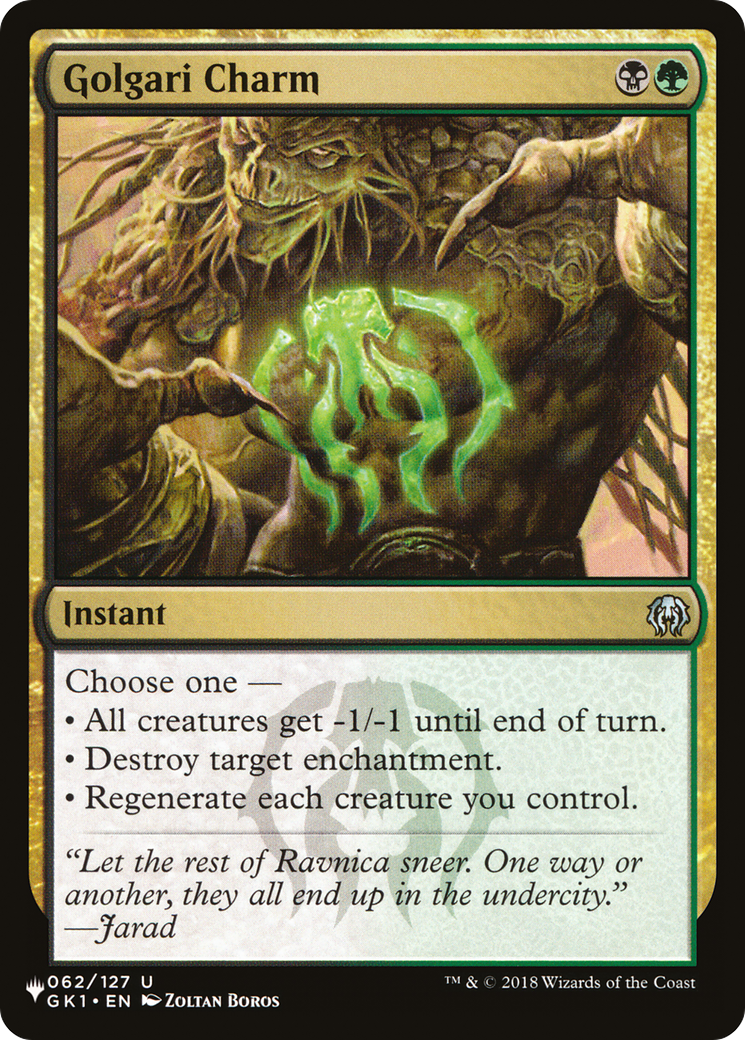 Golgari Charm [The List] | Empire Gaming NC