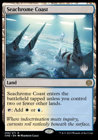 Seachrome Coast (Promo Pack) [Phyrexia: All Will Be One Promos] | Empire Gaming NC