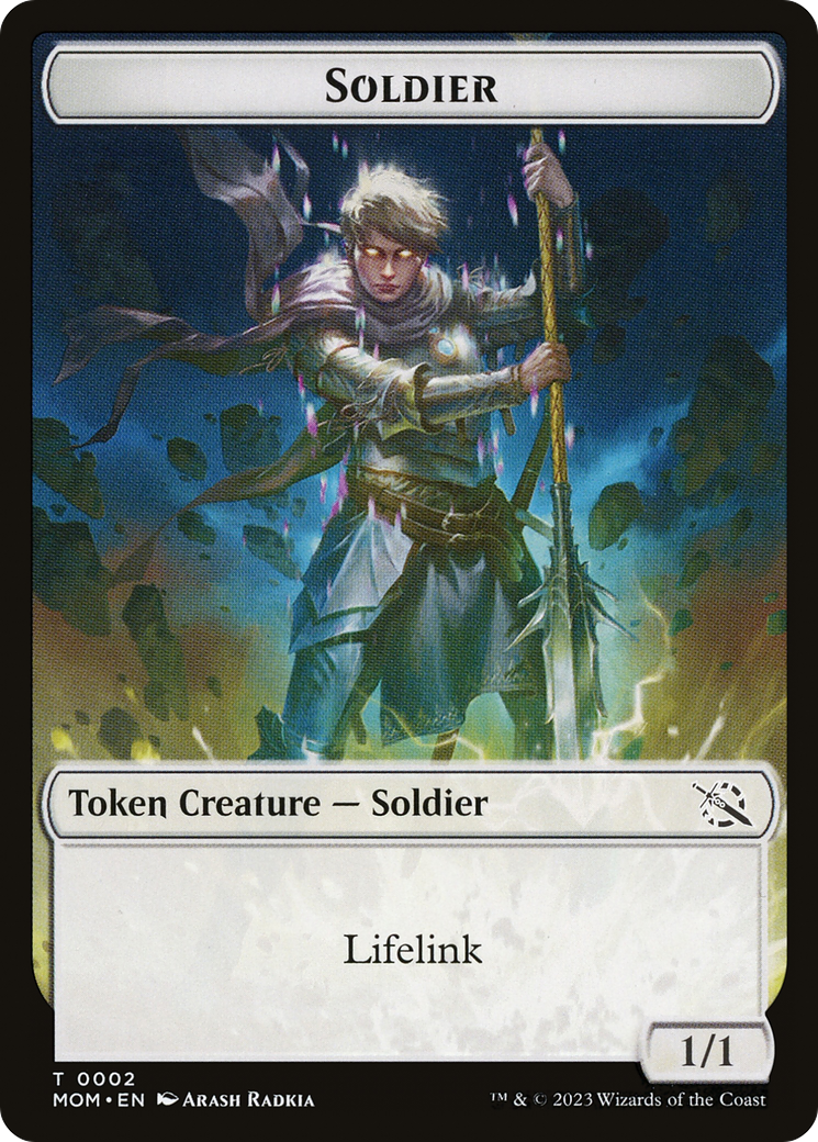 Soldier // Thopter Double-Sided Token [March of the Machine Tokens] | Empire Gaming NC