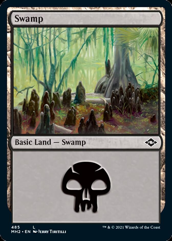 Swamp (485) (Foil Etched) [Modern Horizons 2] | Empire Gaming NC