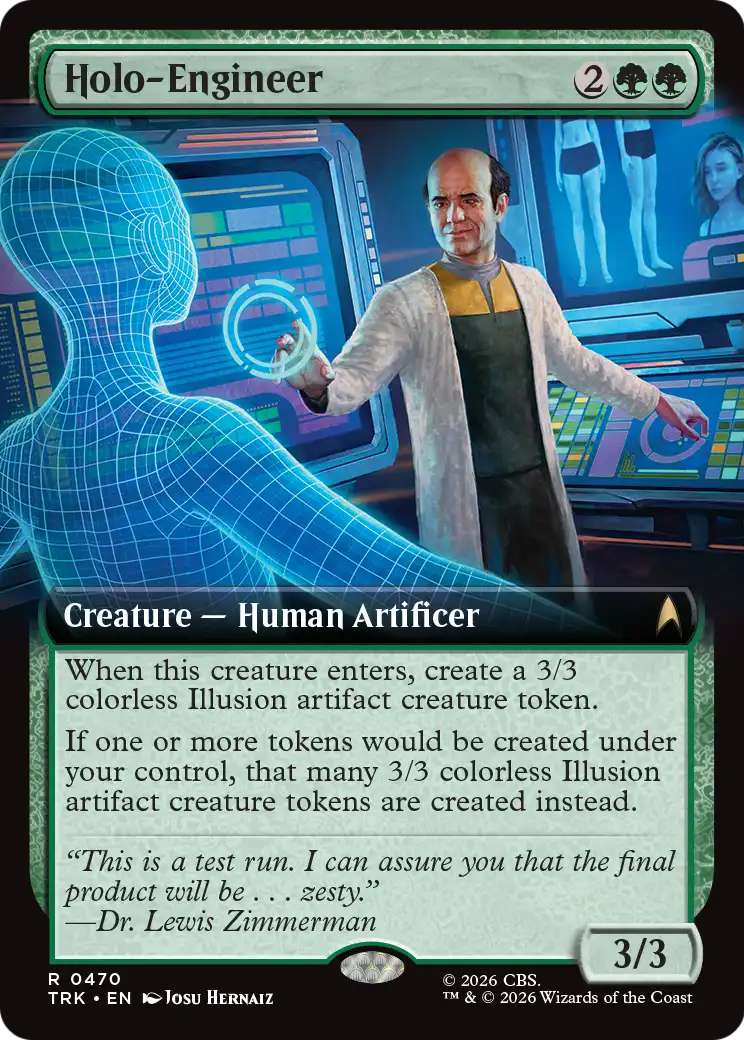 Holo-Engineer (Extended Art) [Star Trek] | Empire Gaming NC