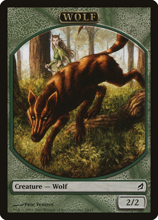 Wolf Token [Lorwyn Tokens] | Empire Gaming NC