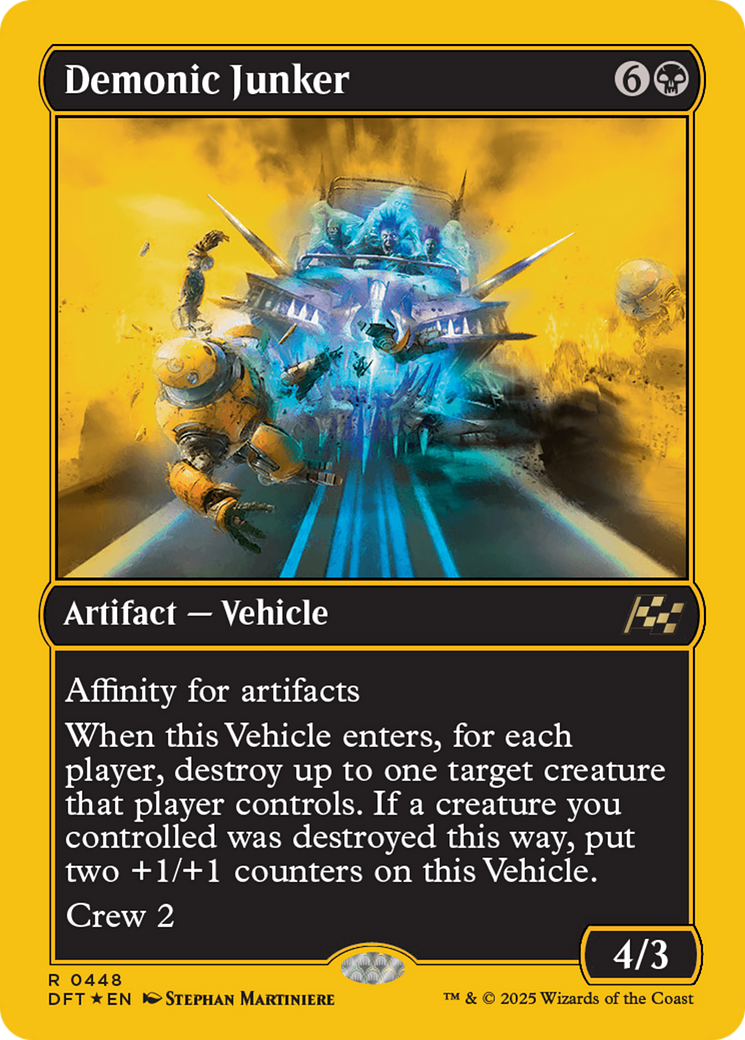 Demonic Junker (First-Place Foil) [Aetherdrift] | Empire Gaming NC