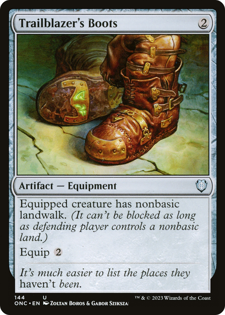 Trailblazer's Boots [Phyrexia: All Will Be One Commander] | Empire Gaming NC