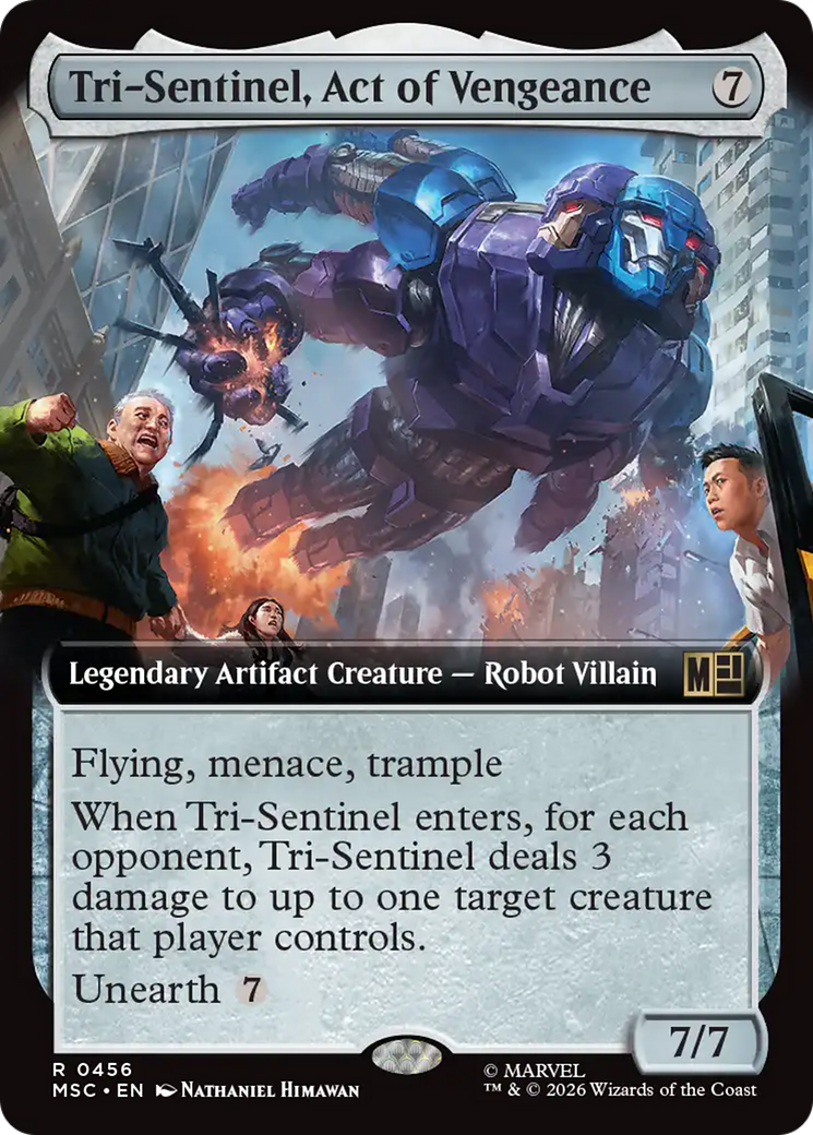 Tri-Sentinel, Act of Vengeance (Extended Art) [Marvel Super Heroes Commander] | Empire Gaming NC
