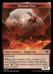 City's Blessing // Dragon Egg Double-Sided Token [Commander Masters Tokens] | Empire Gaming NC