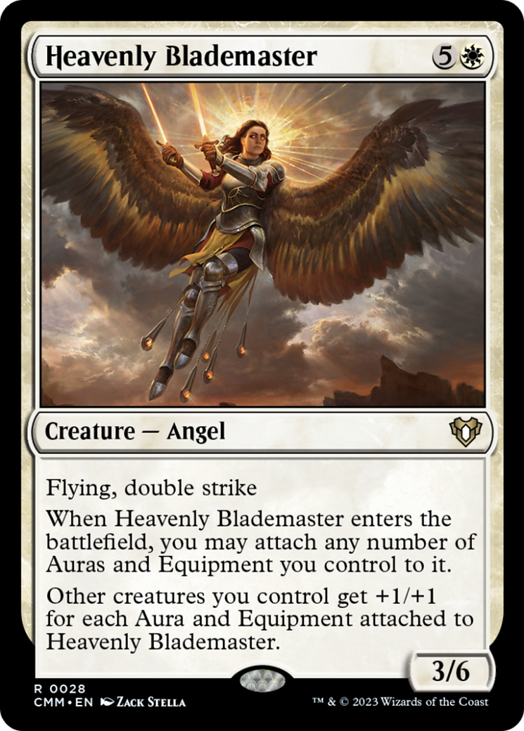 Heavenly Blademaster [Commander Masters] | Empire Gaming NC