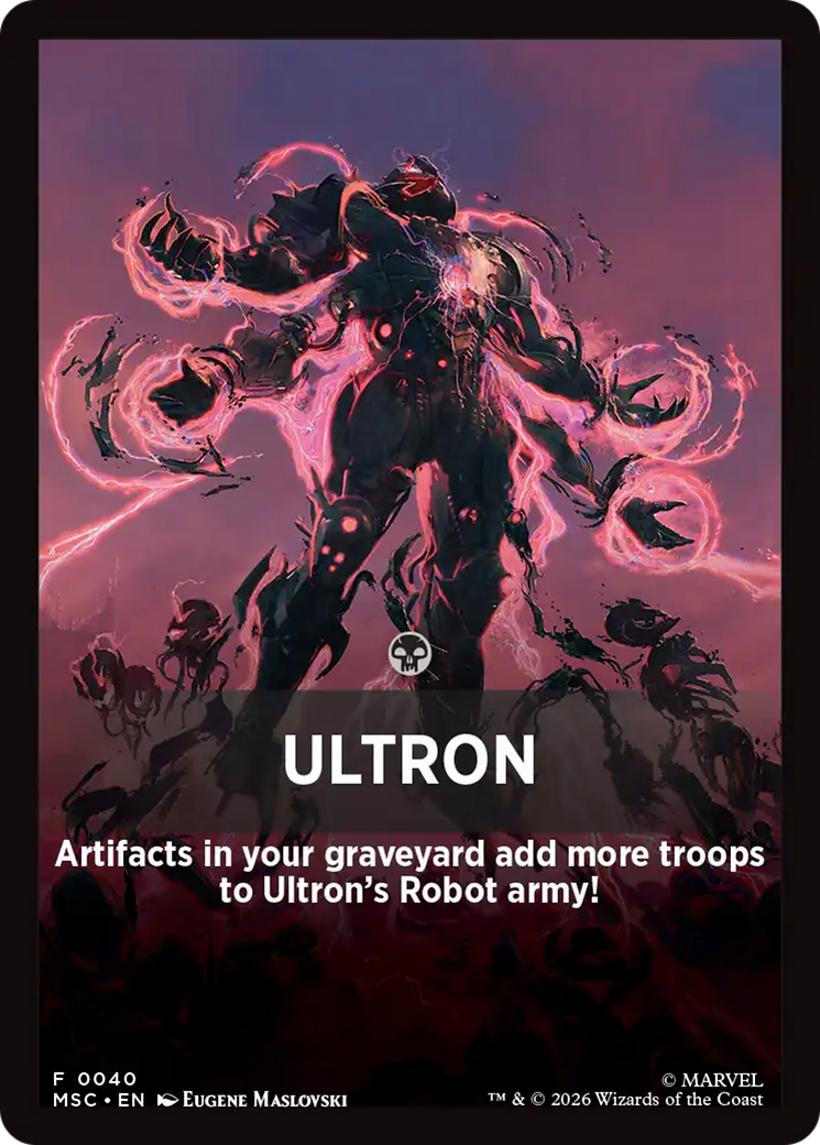 Ultron Theme Card [Marvel Super Heroes Commander] | Empire Gaming NC