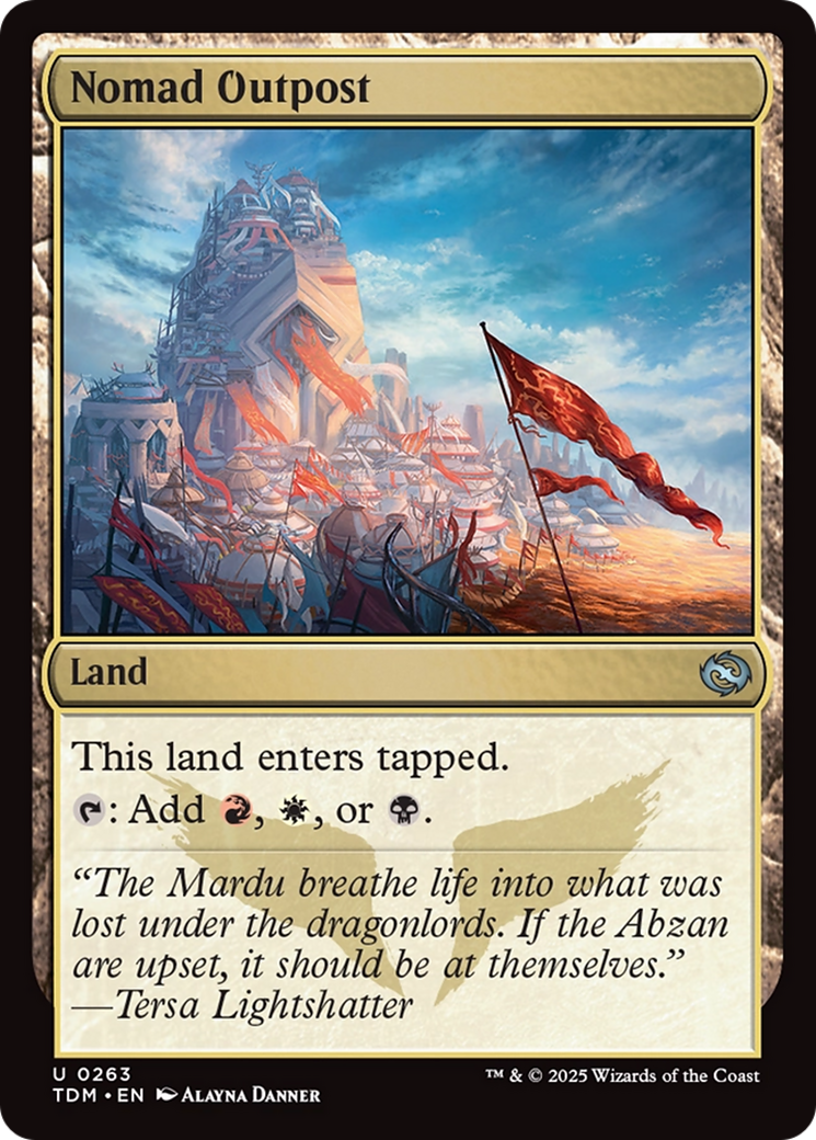 Nomad Outpost [Tarkir: Dragonstorm] | Empire Gaming NC