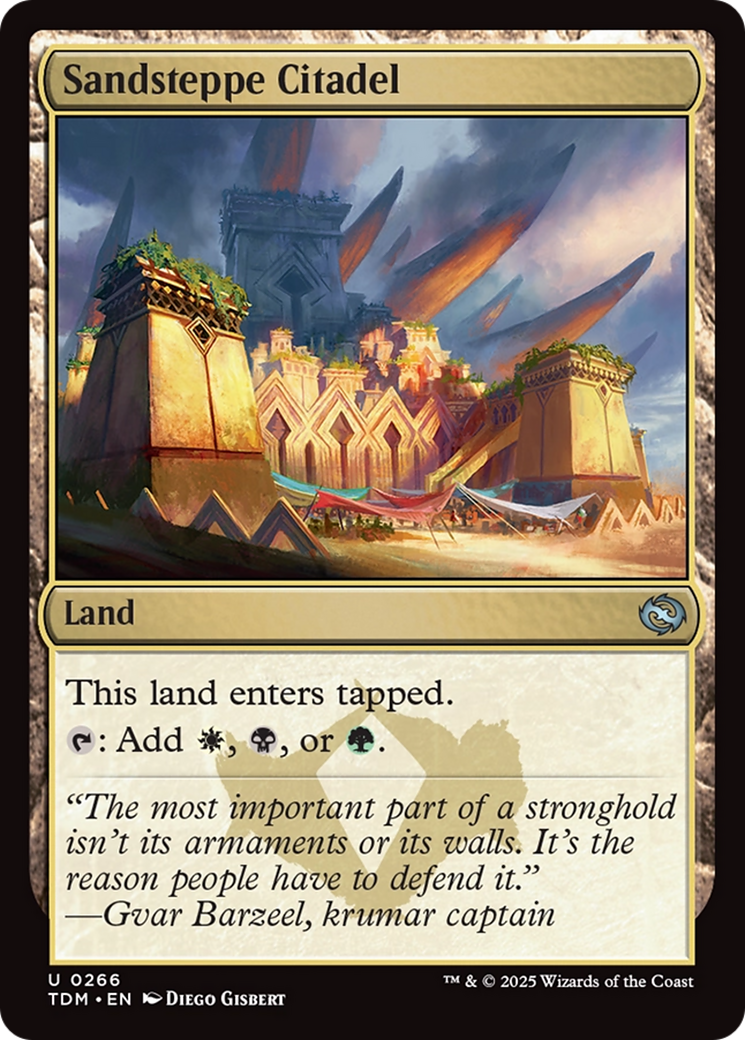 Sandsteppe Citadel [Tarkir: Dragonstorm] | Empire Gaming NC