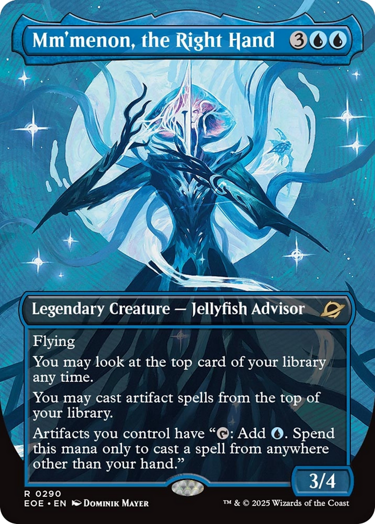 Mm'menon, the Right Hand (Borderless) [Edge of Eternities] | Empire Gaming NC