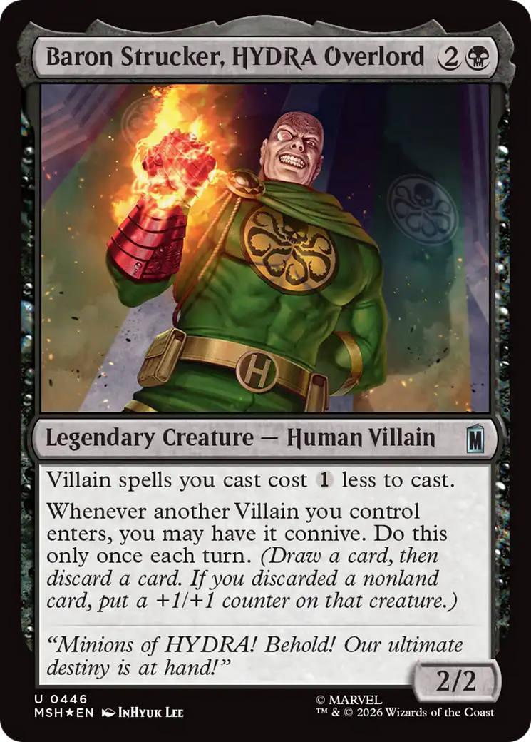 Baron Strucker, HYDRA Overlord (Surge Foil) [Marvel Super Heroes] | Empire Gaming NC