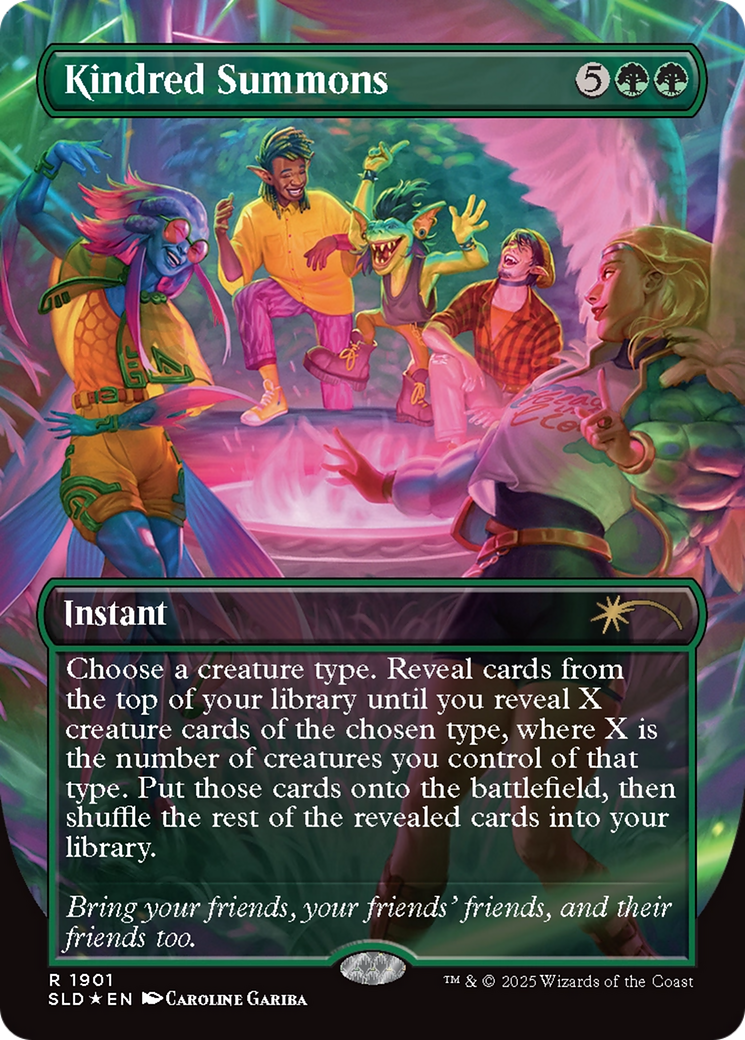 Kindred Summons (Double Rainbow Foil) [Secret Lair Drop Series] | Empire Gaming NC