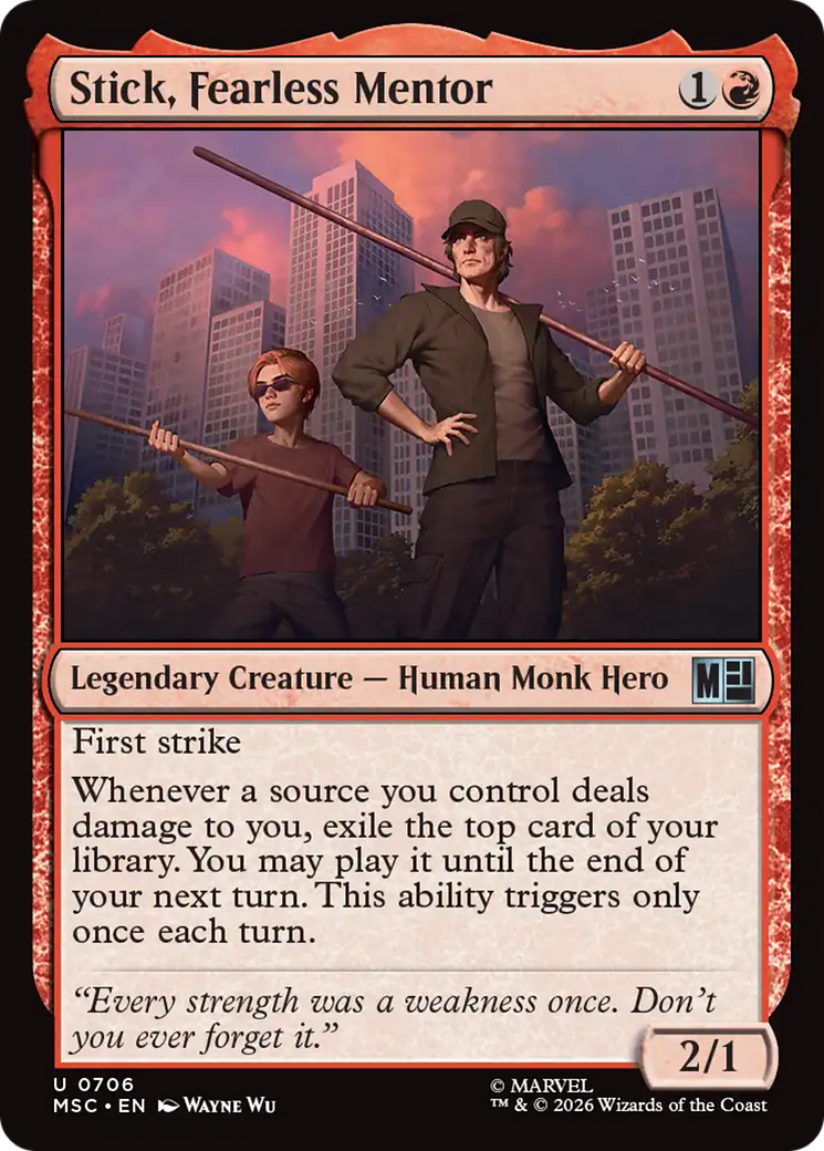 Stick, Fearless Mentor [Marvel Super Heroes Commander] | Empire Gaming NC