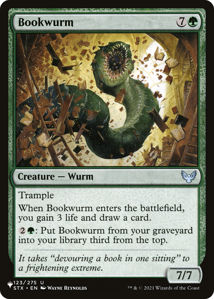 Bookwurm [The List] | Empire Gaming NC