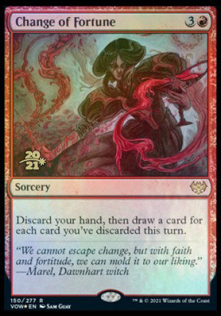 Change of Fortune [Innistrad: Crimson Vow Prerelease Promos] | Empire Gaming NC