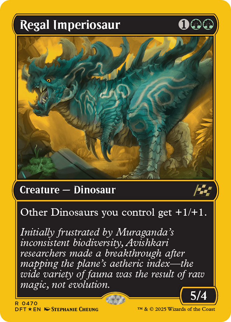 Regal Imperiosaur (First-Place Foil) [Aetherdrift] | Empire Gaming NC