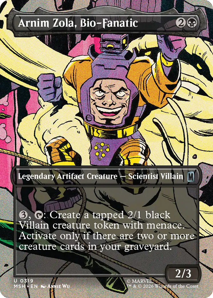 Arnim Zola, Bio-Fanatic (Borderless) [Marvel Super Heroes] | Empire Gaming NC