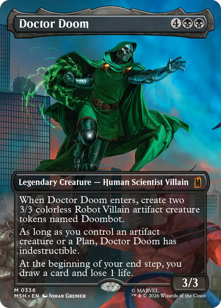 Doctor Doom (Borderless) (336) [Marvel Super Heroes] | Empire Gaming NC