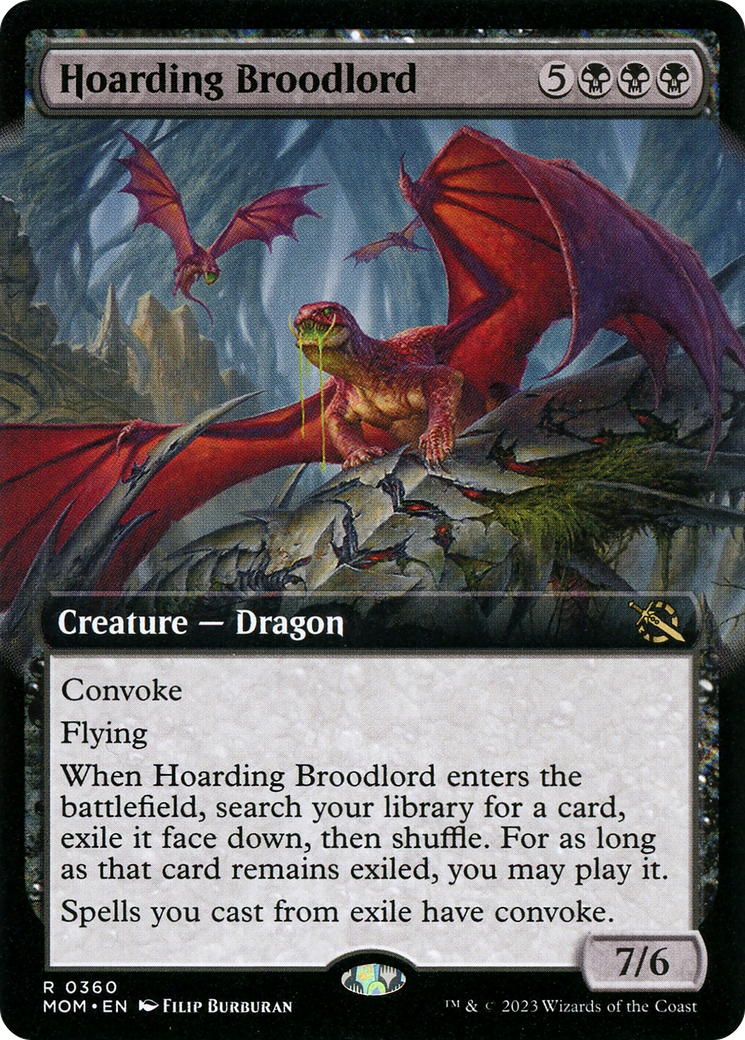 Hoarding Broodlord (Extended Art) [March of the Machine] | Empire Gaming NC