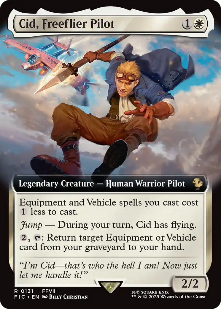 Cid, Freeflier Pilot (Extended Art) [FINAL FANTASY Commander] | Empire Gaming NC