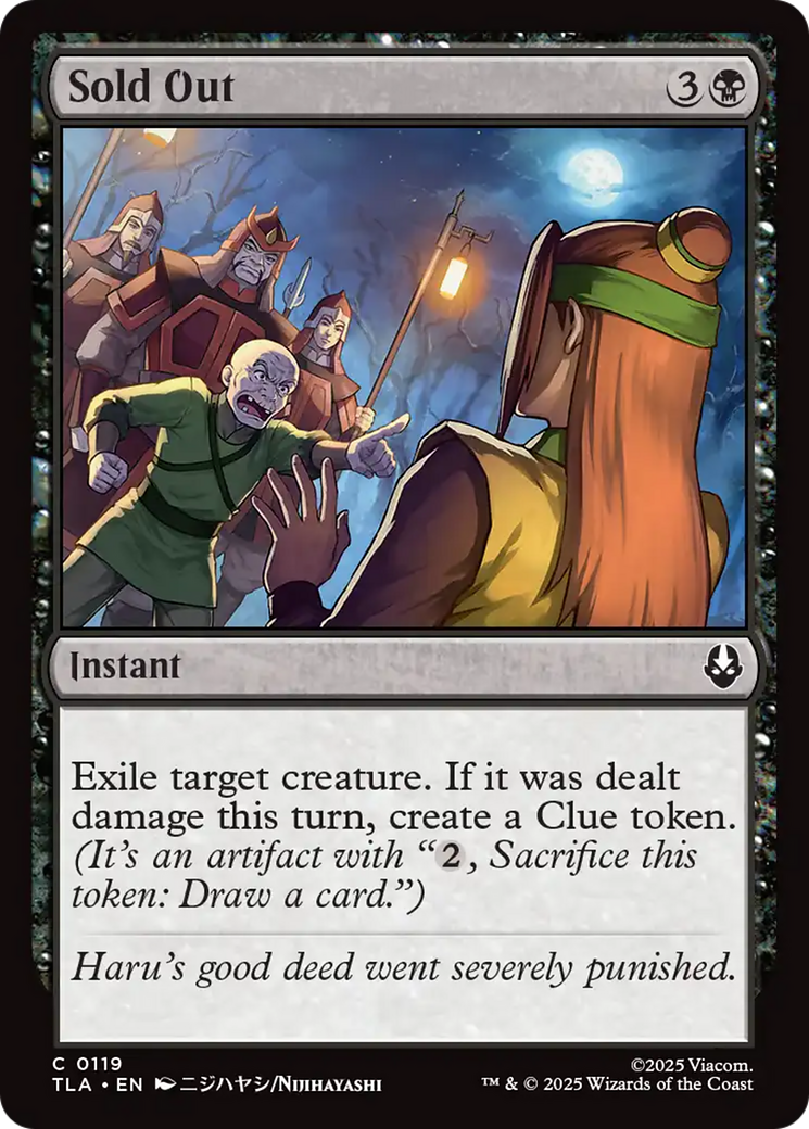 Sold Out [Avatar: The Last Airbender] | Empire Gaming NC