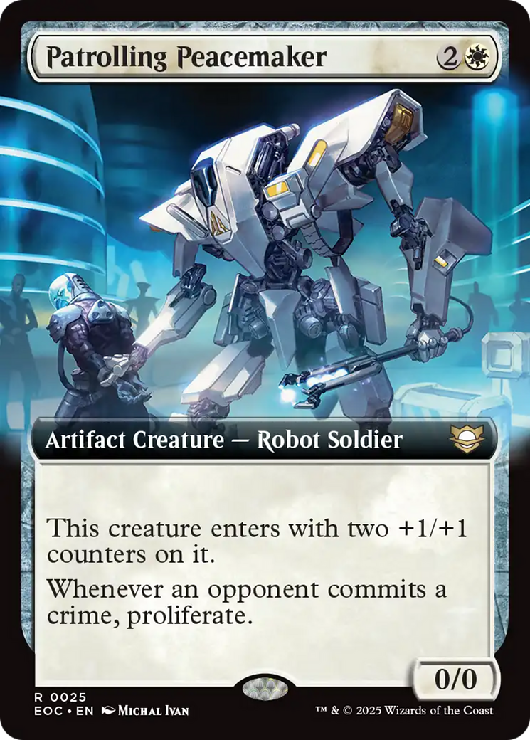 Patrolling Peacemaker (Extended Art) [Edge of Eternities Commander] | Empire Gaming NC